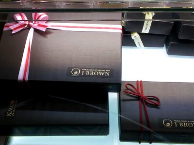 Gift gift wrapping chocolate packing