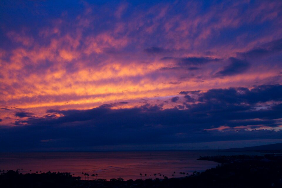 Clouds seascape nature