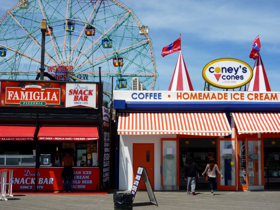City fun fair urban