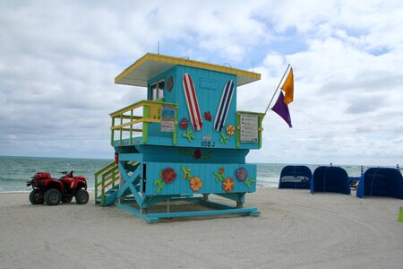 Miami beach florida waterfront photo