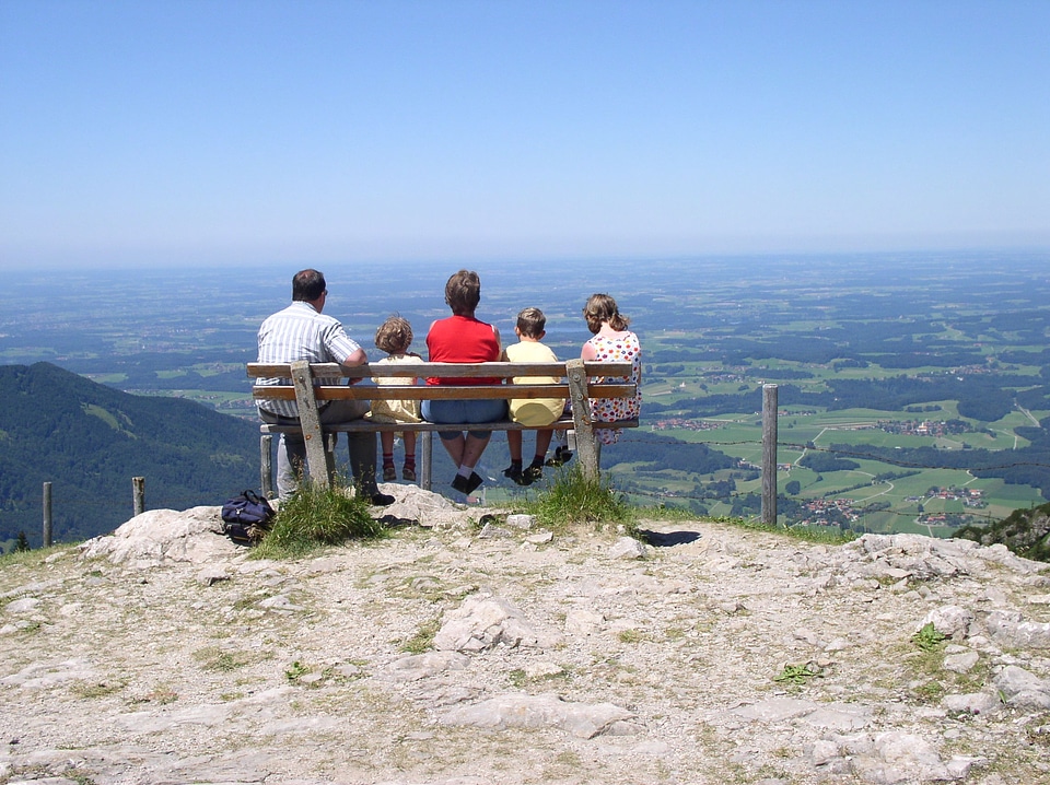 Mountain alpine view