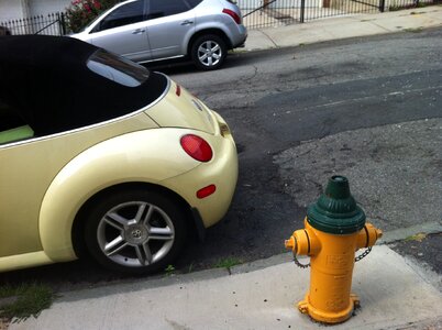 Fire hydrant street vehicle photo