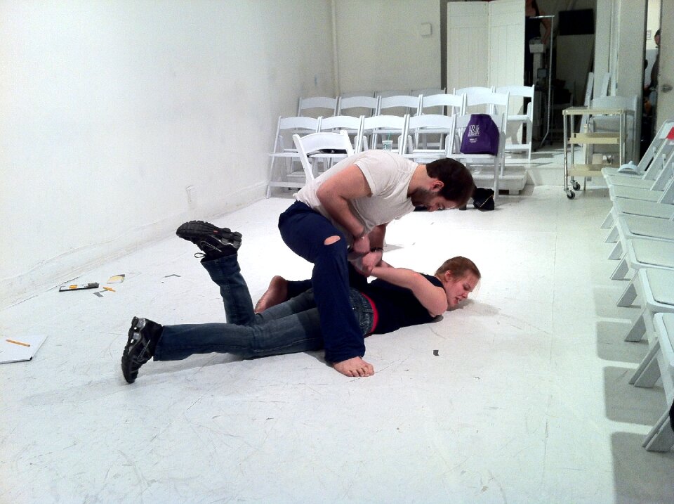 Conflict fighting man