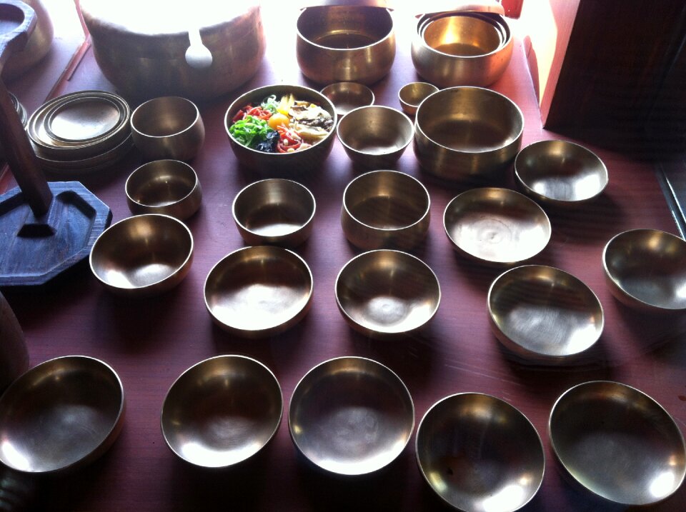 Jeonju brassware bibimbap
