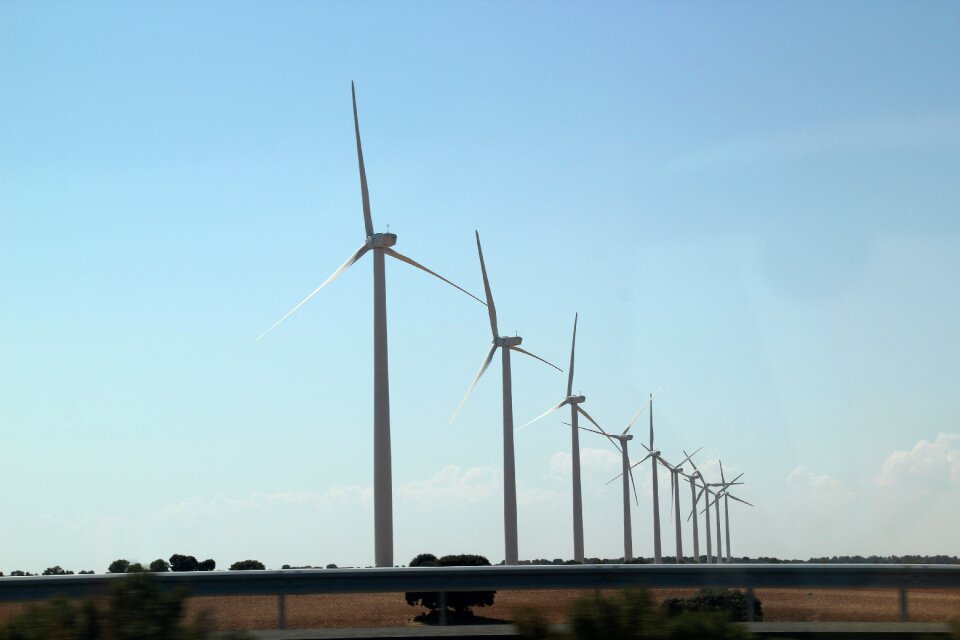 Windmills technology modern landscape