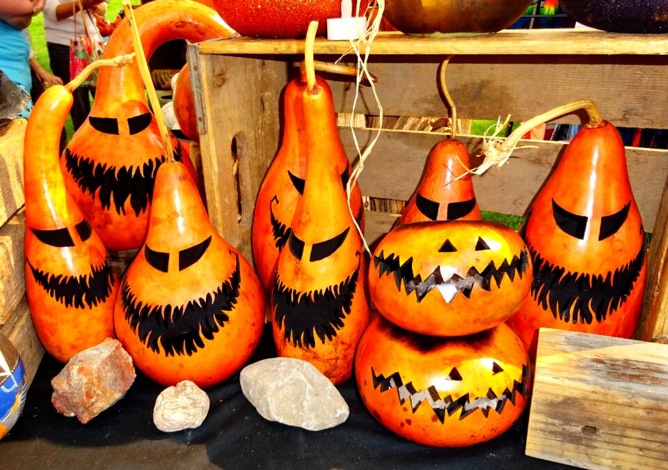Orange decoration october