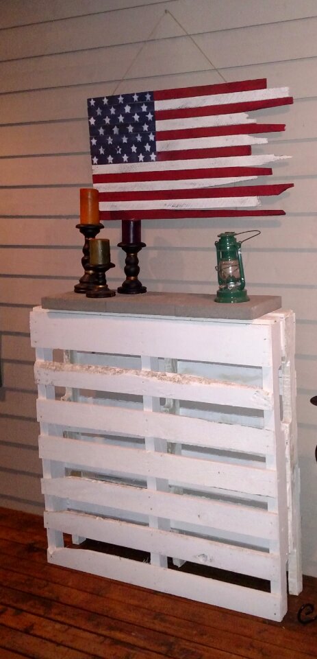 Reclaimedwood diy americanflag
