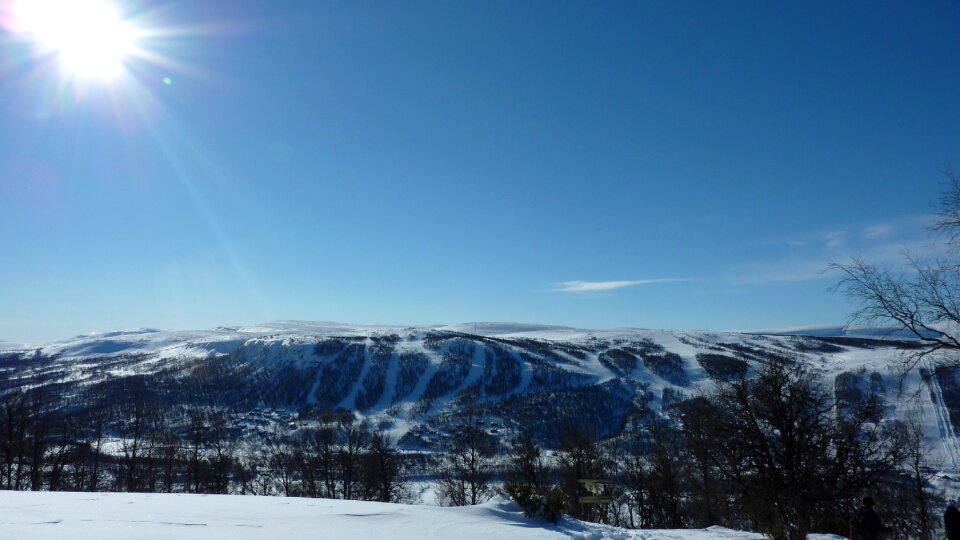 Ramundberget snow sunshine photo