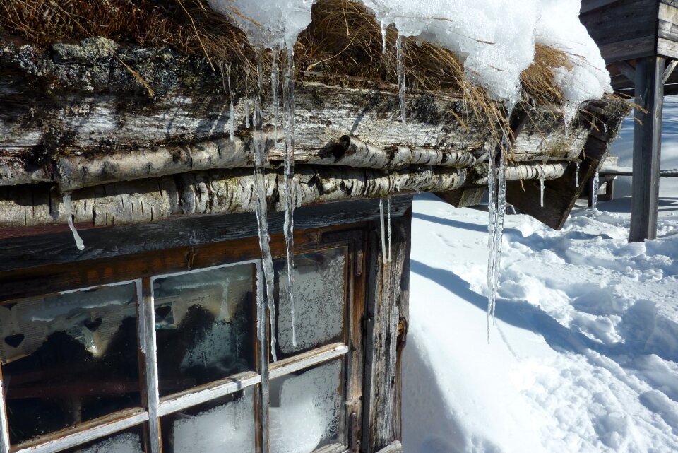Winter march icicle