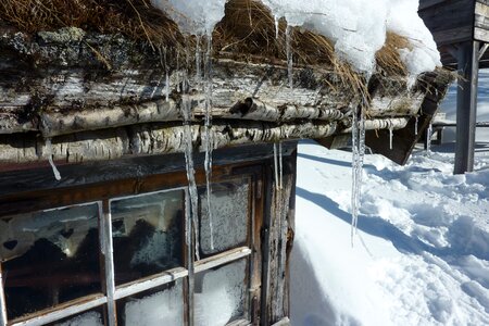 Winter march icicle photo