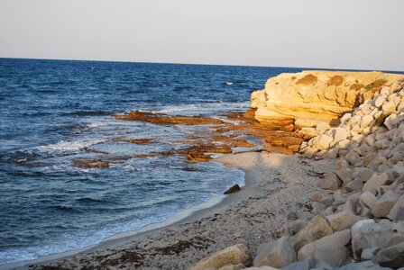 Sea nature rocks photo