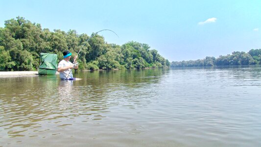River fishing comfort