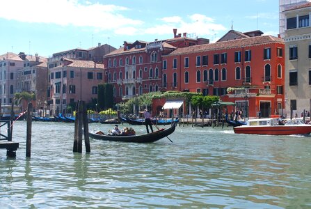 Italy travel gondola