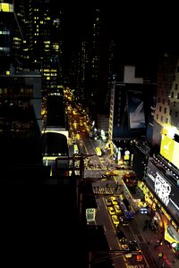 Night taxi yellow