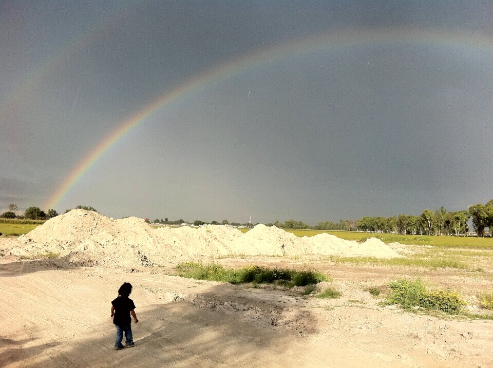 Immensity rainbow rain