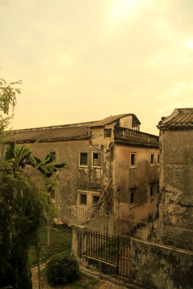 The old house ancient architecture the abandoned