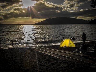 Camping south landscape