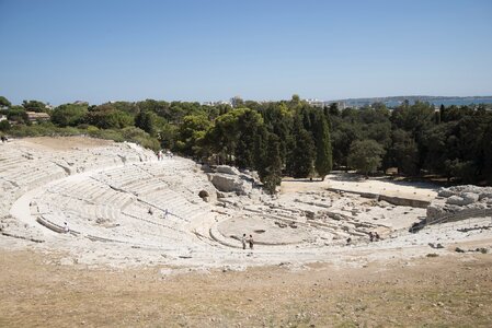 Ruin theatre landscape