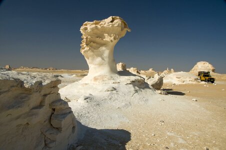 White desert sahara nature