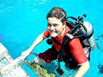 Water ocean diving photo