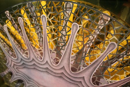 Structure drawing artwork