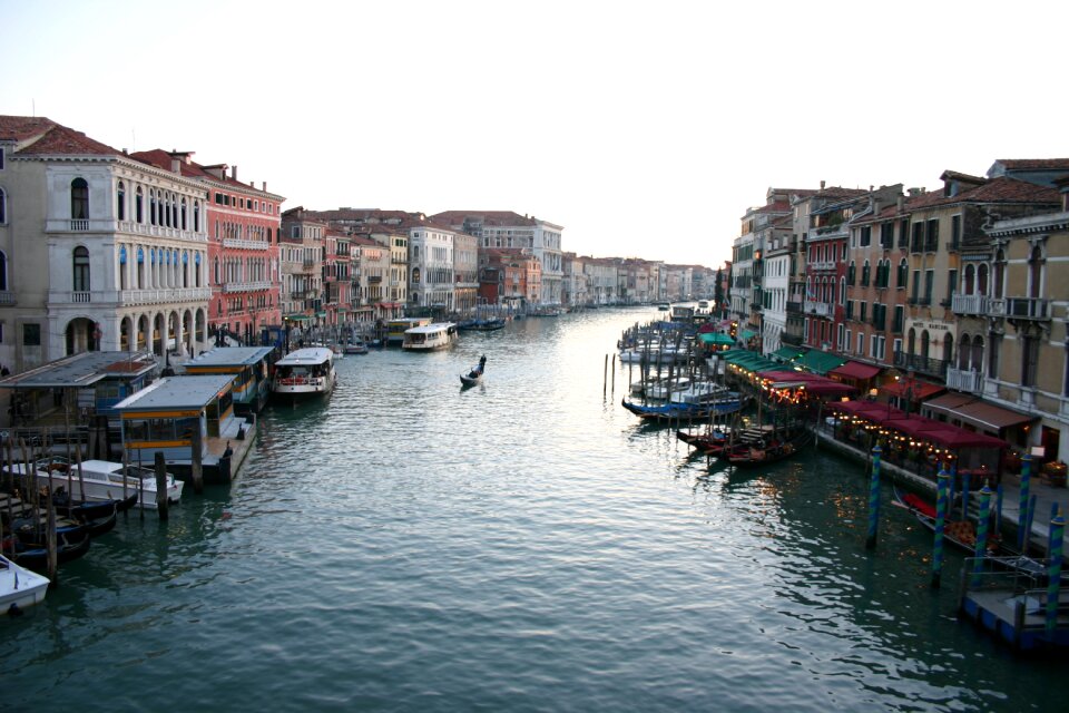 Great channel gondolas italy