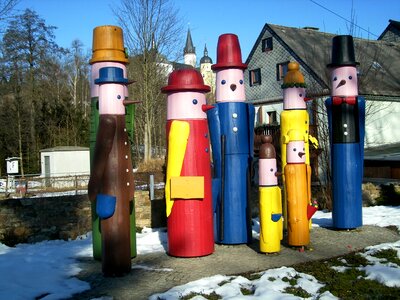 Arts crafts painted funny
