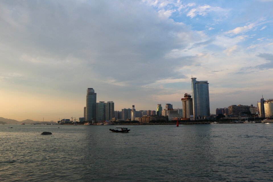 Gulangyu island xiamen rain
