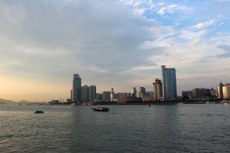 Gulangyu island xiamen rain