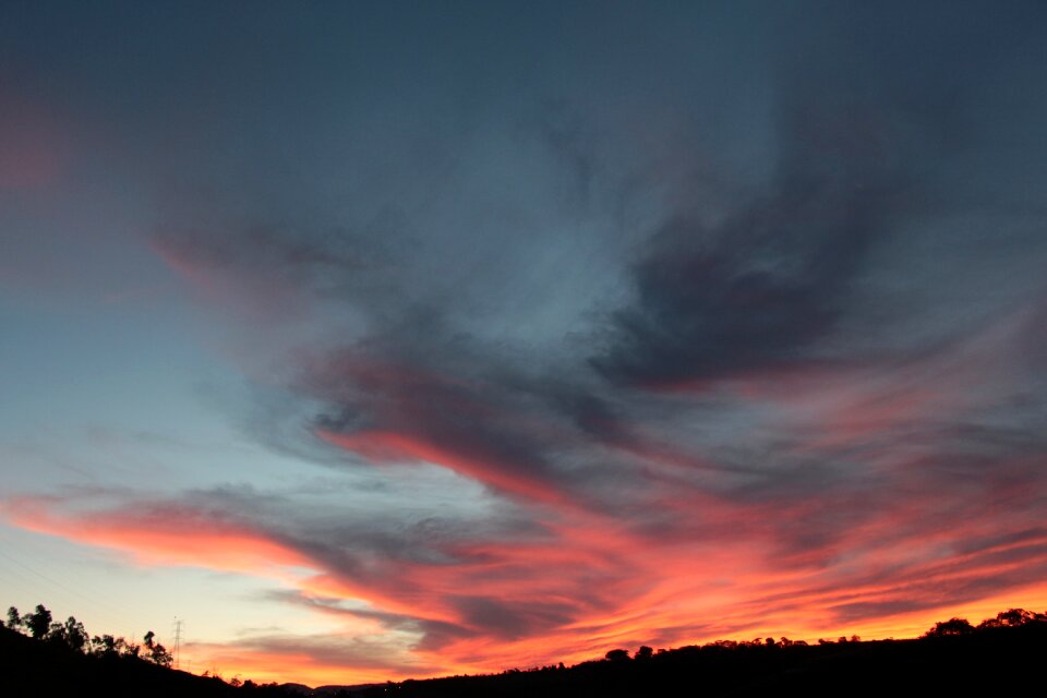 Sunset eventide brazil