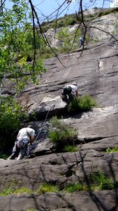 Climb ponte brolla rock
