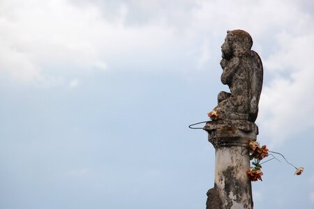 Cemetery angel gothic photo