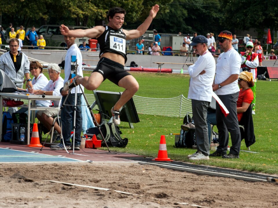Sport long jump junior gala mannheim
