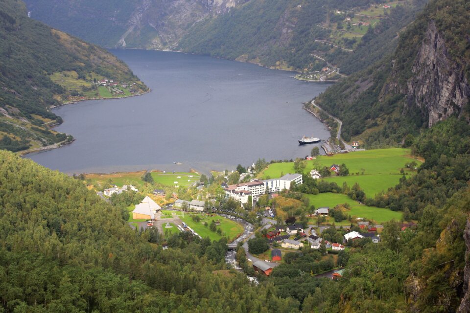 Norway the fjord village