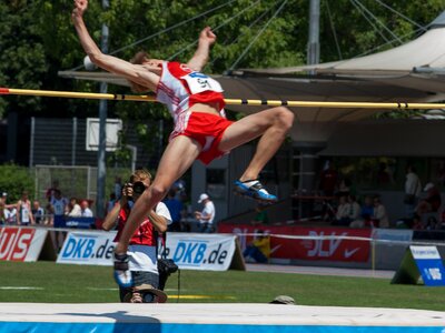 Athletics high jump junior gala mannheim
