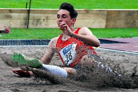 Athletics long jump junior gala mannheim