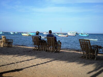 Vanishing boat beach