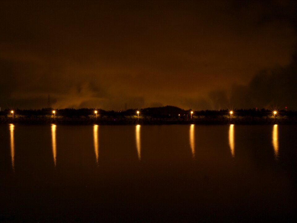 Night view background outdoor