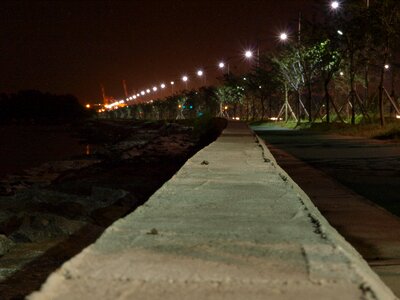 Night view background outdoor