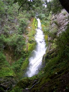 Tourism green waterfall