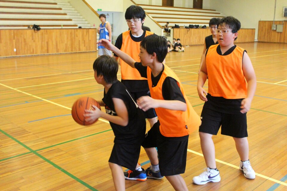 Basketball boy school