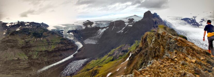 Glacier landscape nature photo