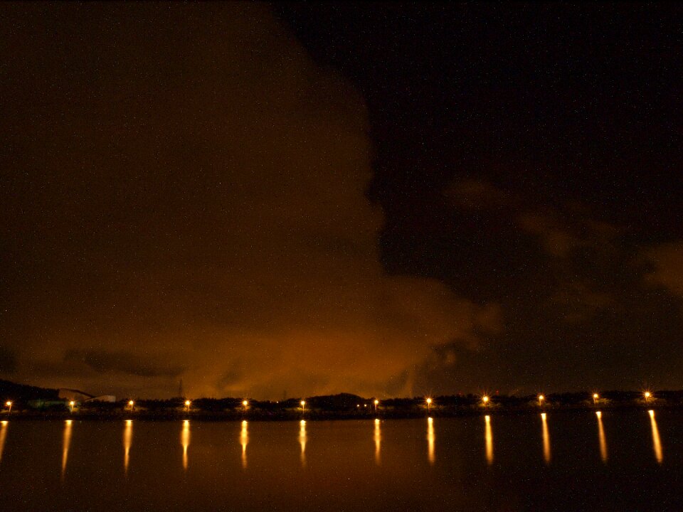 Night view background outdoor
