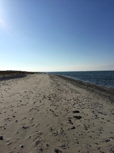 Sand baltic sea stones photo