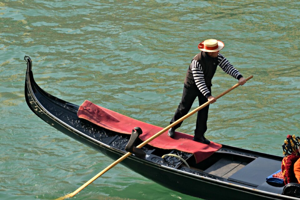 Gondola water boat photo