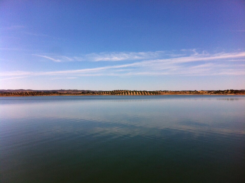 Portugal alqueva guadiana river