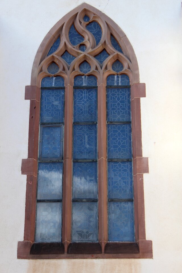 Architecture glass old window