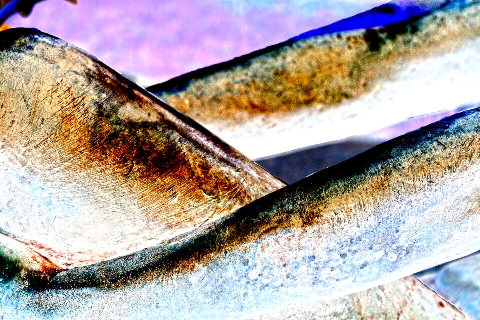 Modern art iron colorful