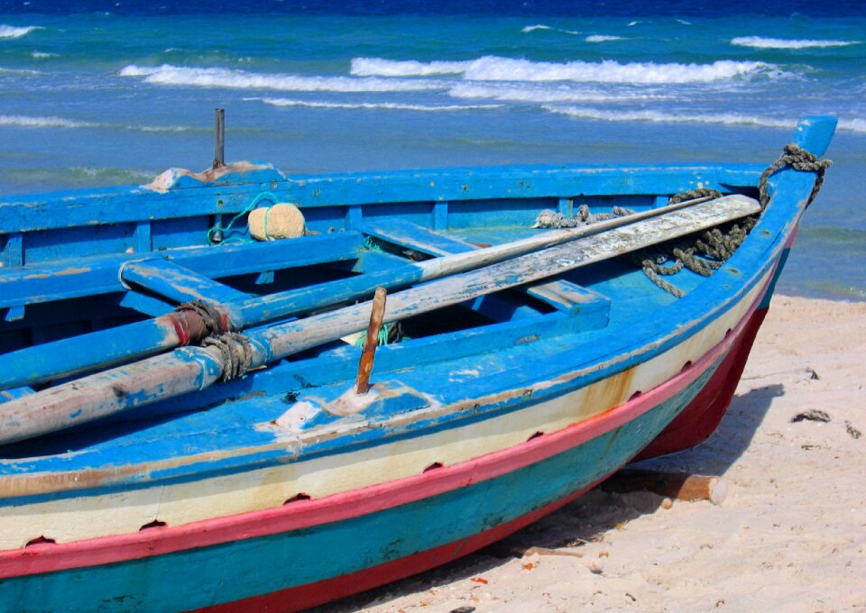Sea beach blue