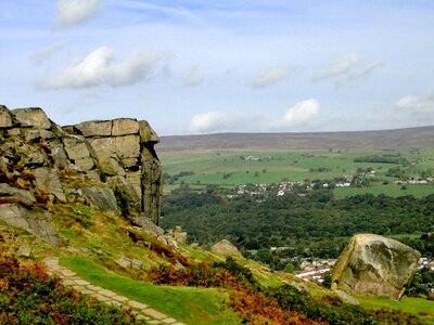 Ilkley landscape united kingdom photo